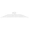 Ekena Millwork Portland Architectural Grade PVC Gable Bracket, 36"W x 7 1/2"H x 4"D x 4"F, 5/12 Pitch GBP036X08X0404POR00 - alternate 5